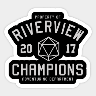 Riverview Champions Adventuring Dept. (Light) Sticker